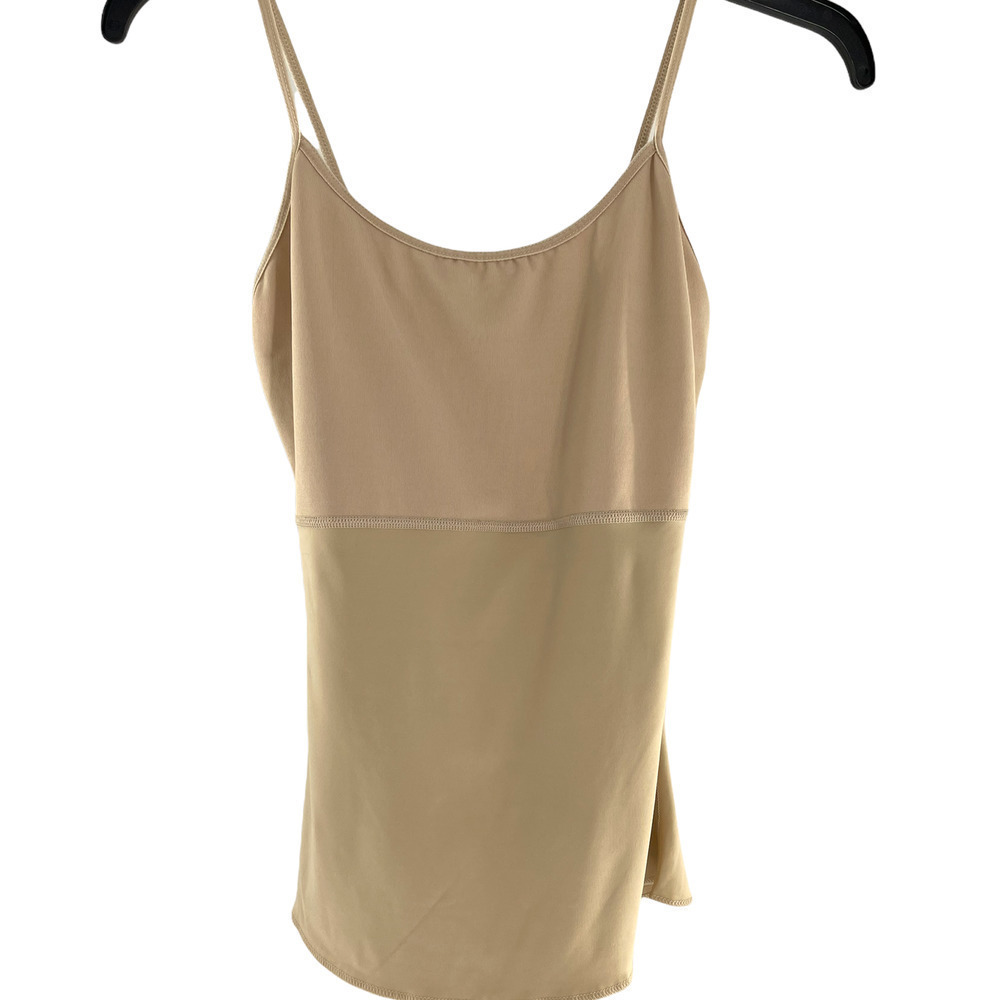 SPANX NUDE CAMI TANK WITH BUILT IN BRA  SIZE M